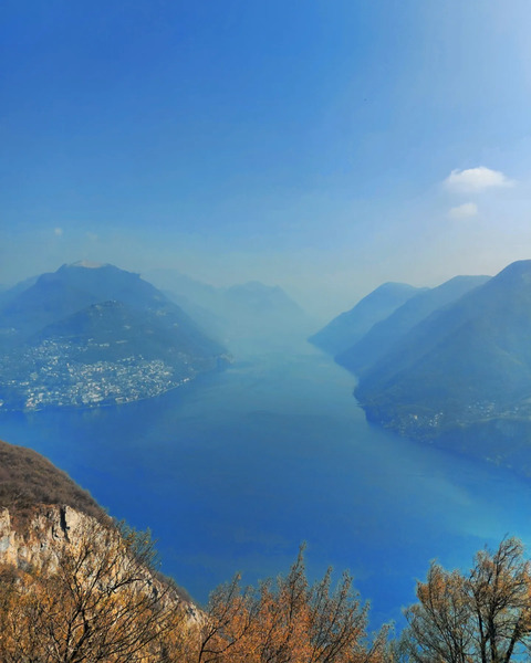 Lago de Lugano Switzerland  Print