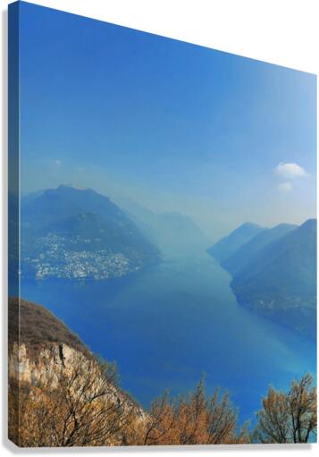 Lago de Lugano Switzerland  Canvas Print