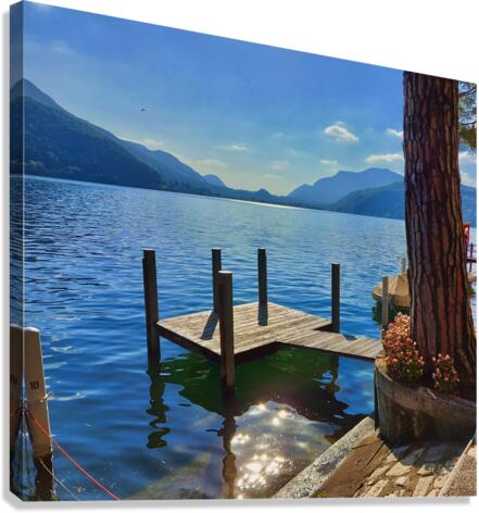 Morcote Switzerland Canvas Print